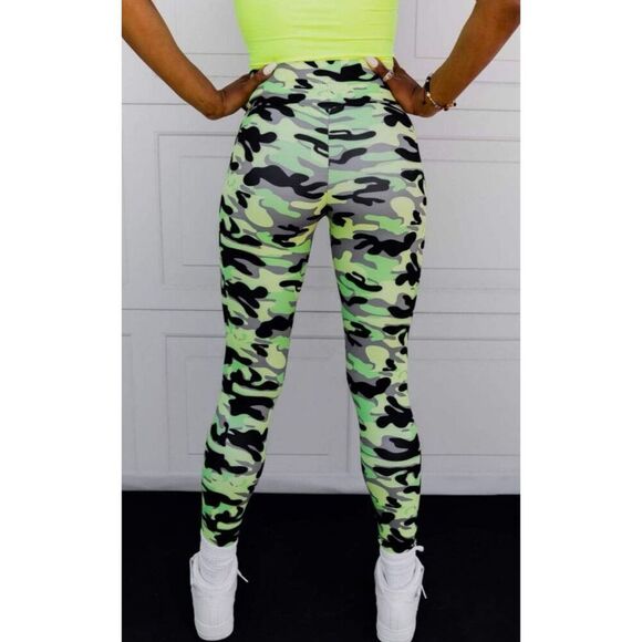 Celestial Bodiez OG Ultra High Rise Leggings in 'Hidden in Neon' Size Small - Picture 7 of 7